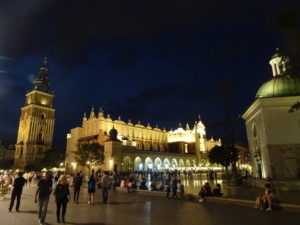 Market Square in Kraków, Poland