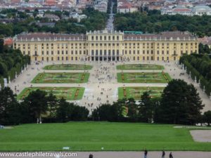 The gardens of Schoenbrunn Palace