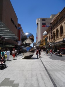 The Malls Balls in Rundle Mall
