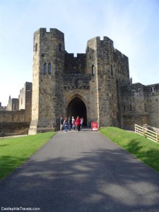 The entry to Alnwick Castle