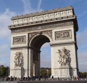 The Arc de Triomphe