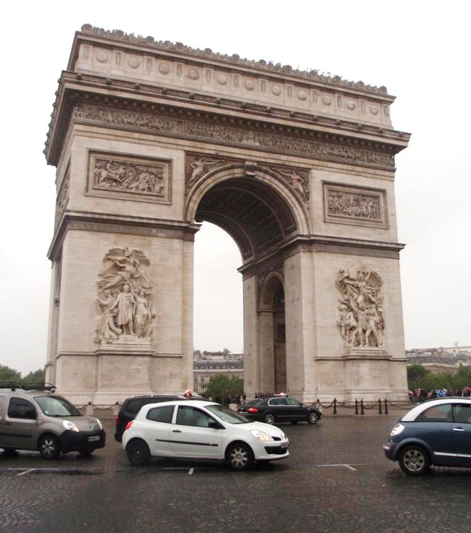 The Arc de Triomphe