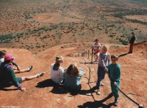 Climbing Ayer's Rock