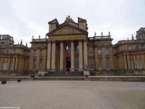 The courtyard of Blenheim Palace