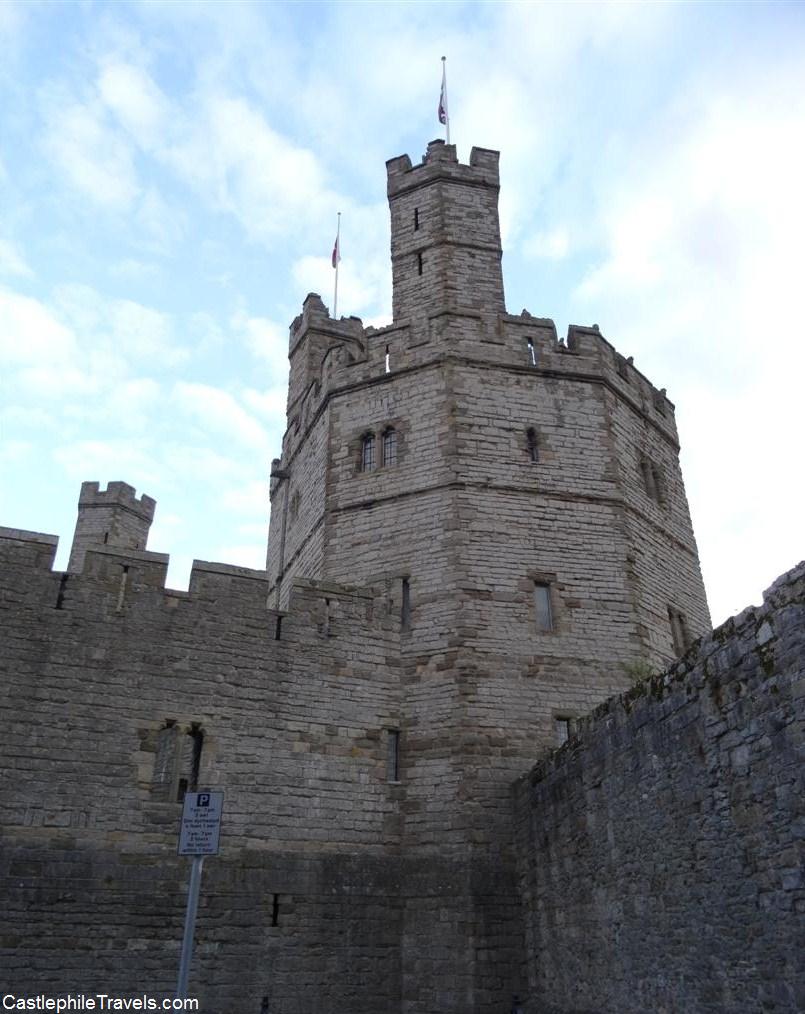 The Eagle Tower at Caenarfon Castle