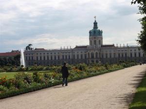 The formal gardens at Charlottenburg Palace