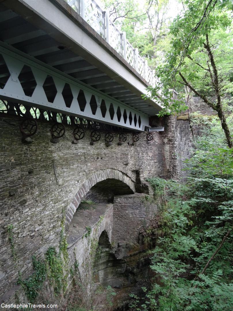 The three bridges, including the Devil's Bridge