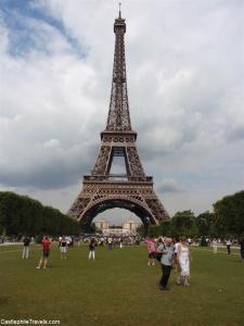 The Eiffel Tower from the Parc du Champs de Mars