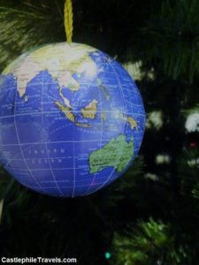 My globe Christmas decoration