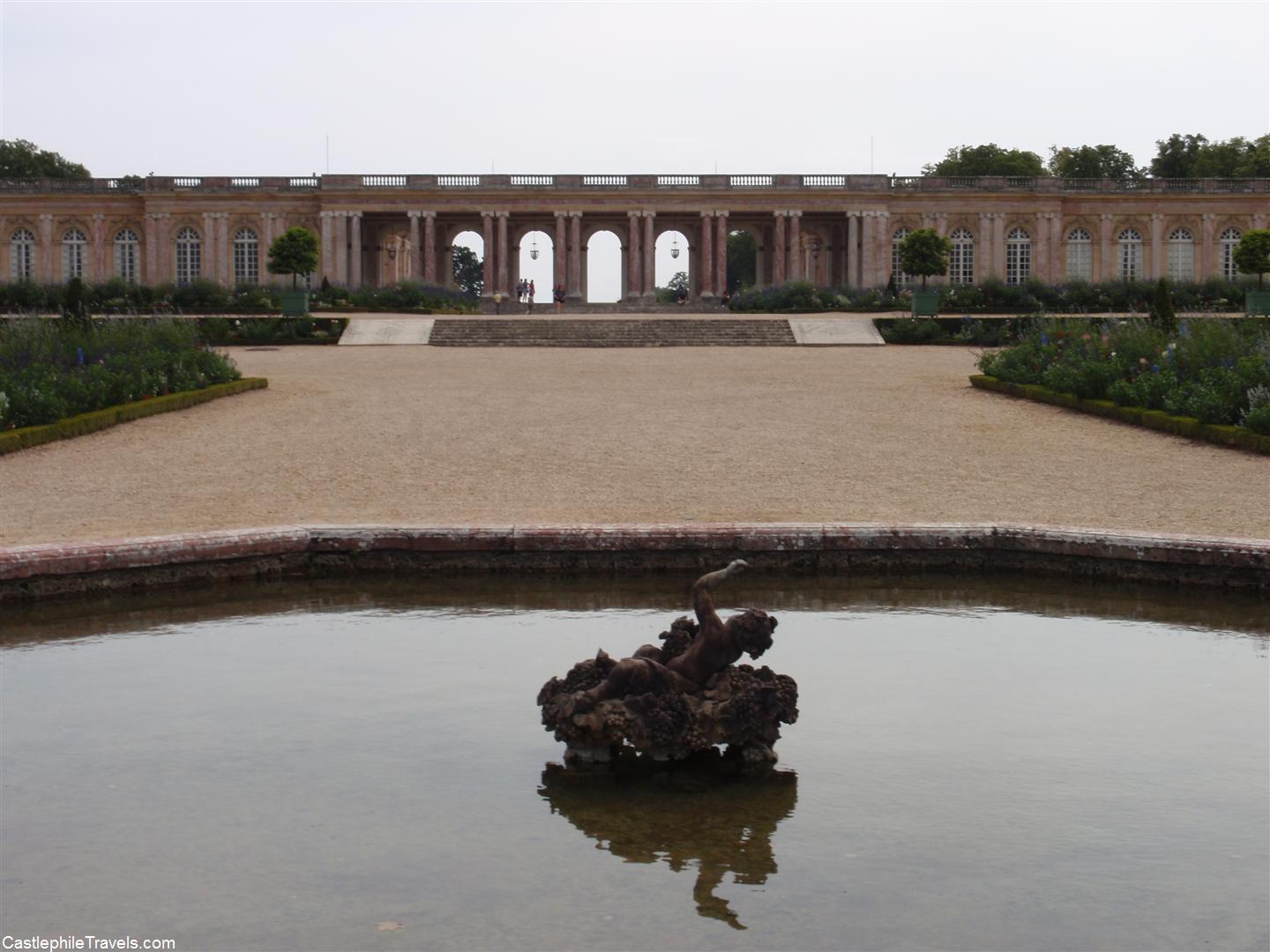 The portico and gardens of the Grand Trianon