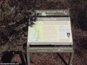 Start of the Heysen Trail sign