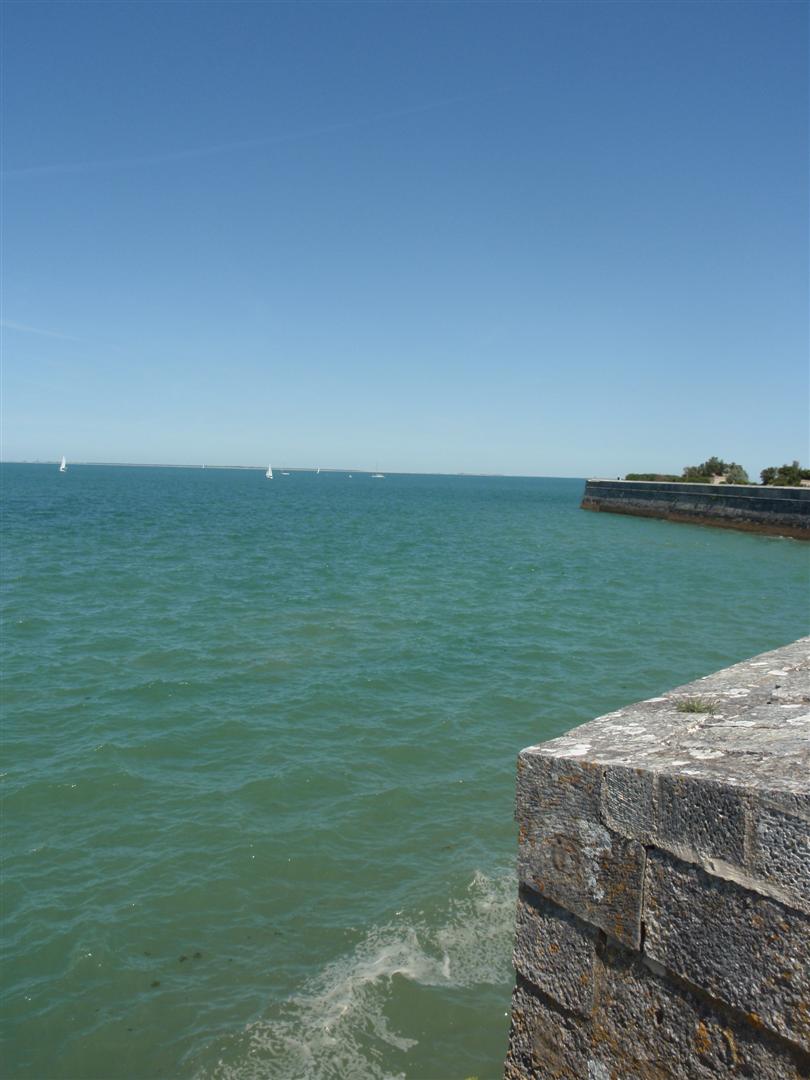 Looking out to see from the fortifications