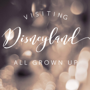 Visiting Disneyland All Grown Up