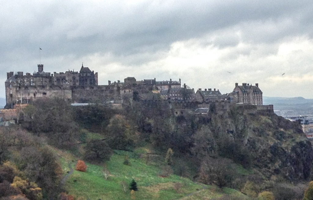 Edinburgh Castle from the Scott Monument