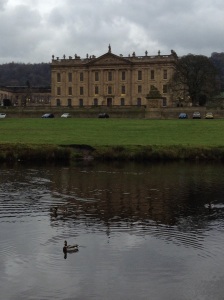 Chatsworth House from across the river