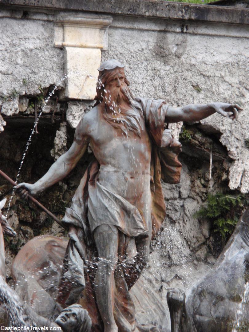 The Neptune Fountain at Linderhof Palace