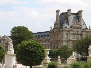 The Louvre from the gardens