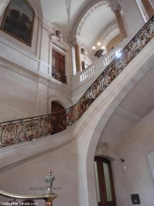 The staircase leading from Cour Marly to Napoleon III's apartments