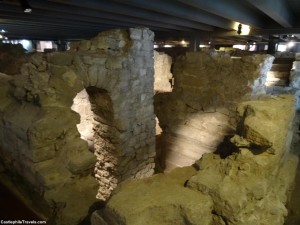 The Roman foundations of Lutetia in the Archaeolgical Crypt of Notre Dame