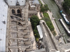 Looking down over the cathedral