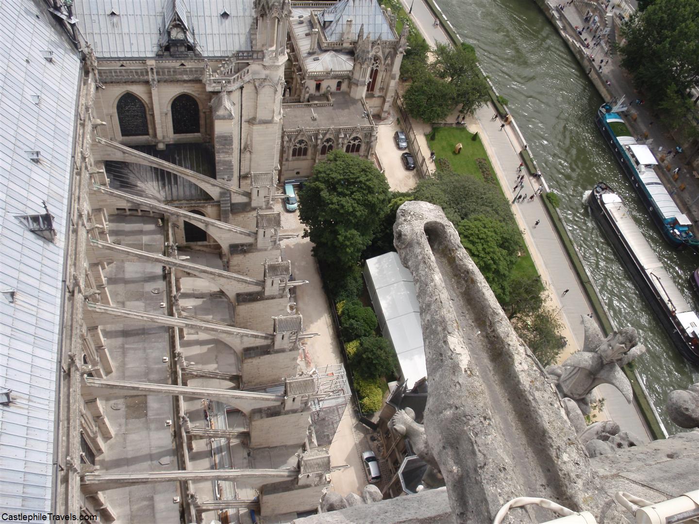 Looking down over the cathedral