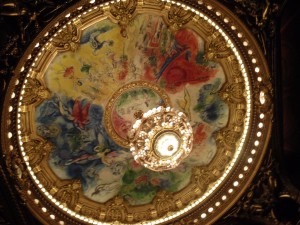 Chagall's painted ceiling
