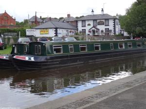 Canal boats on the Llangollen Canal