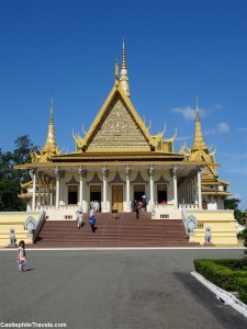Preah Tineang Chanchhaya (the throne hall) is one of the first buildings you see upon entering the palace grounds