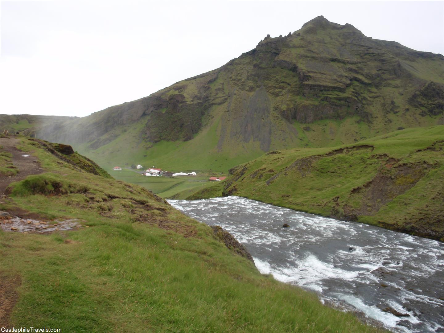 The top of Skogafoss