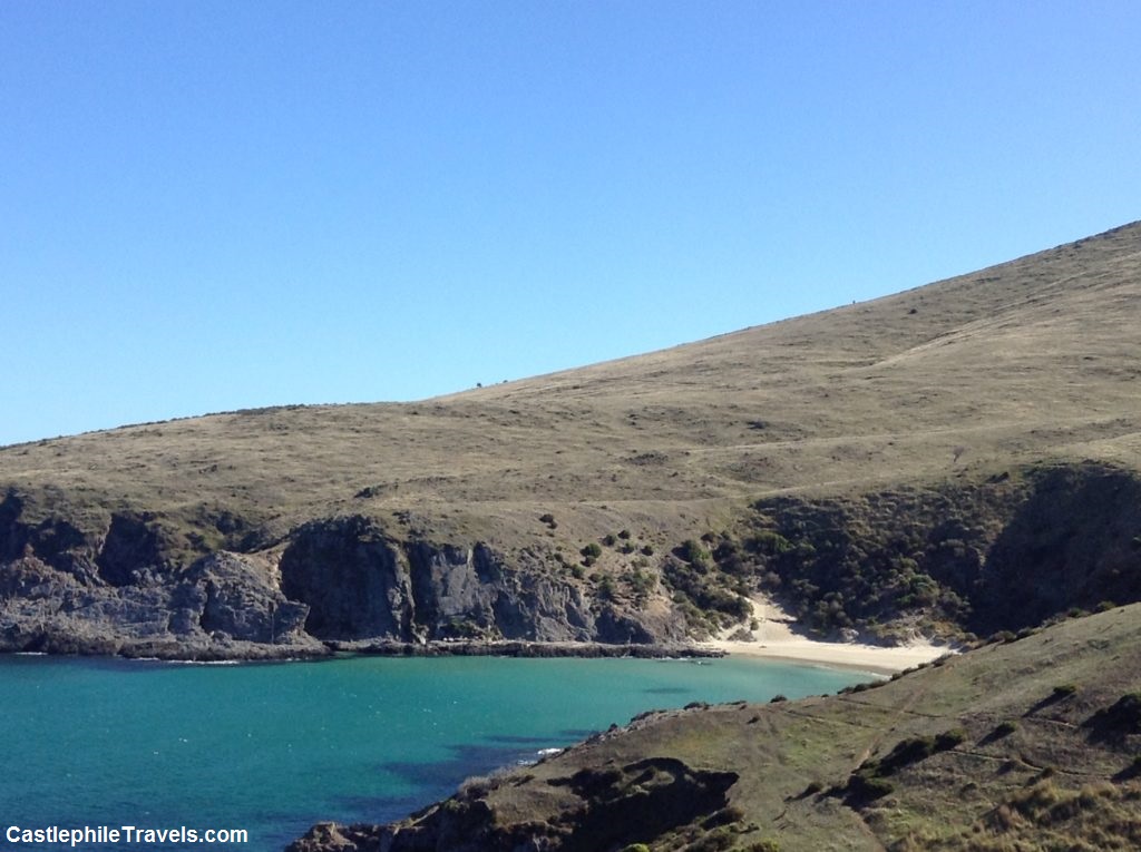 The rugged coastline near specactular Blowhole Beach